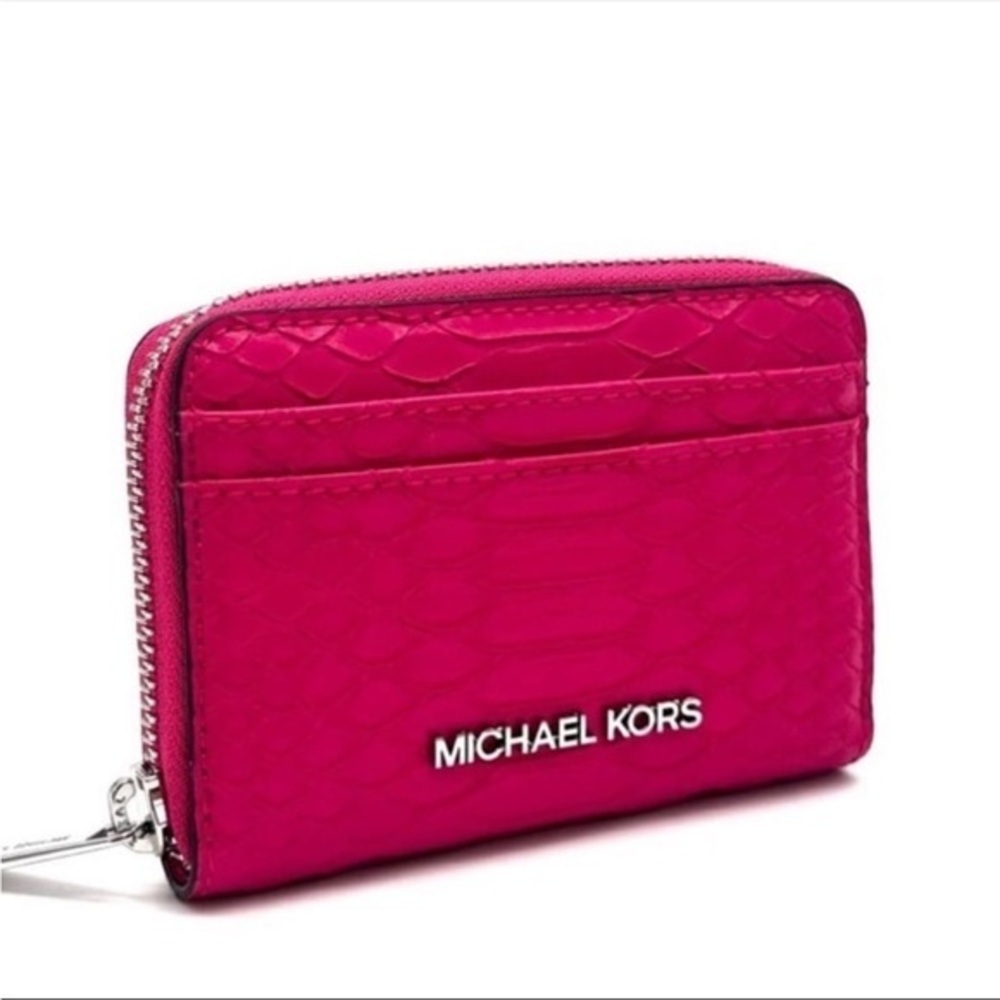 Michael Kors Medium ZA Card Case Wallet
Electric Pink Multi - Picture 1 of 9